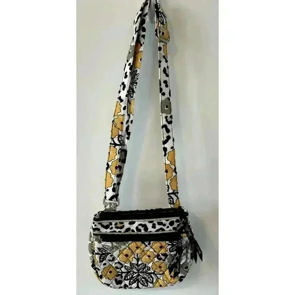 Vera Bradley Handbags - NWOT Vera Bradley Go Wild Crossbody Purse Shoulder Bag Yellow Flowers